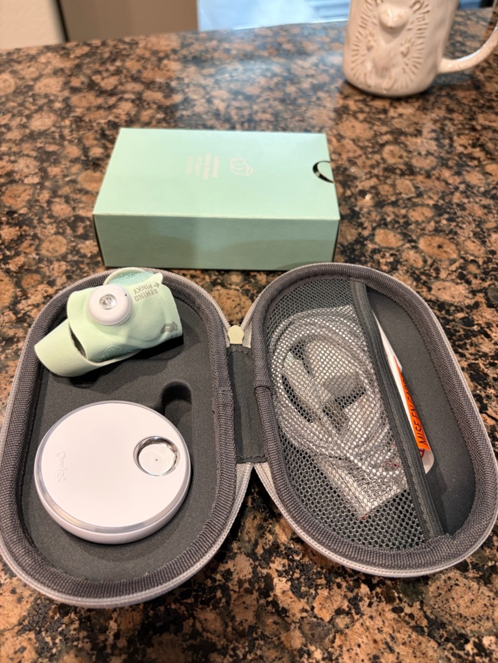 Owlet Sock and Travel Case - Protective Carrying Pouch for Baby Monitor